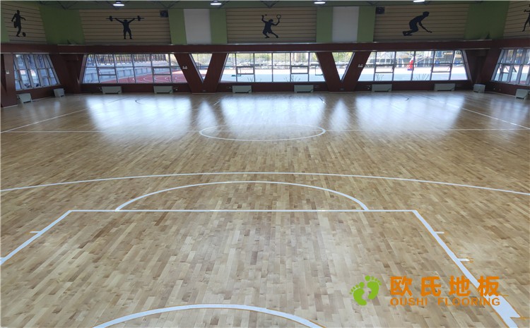 山西榆次王湖小学体育馆木地板项目案例
