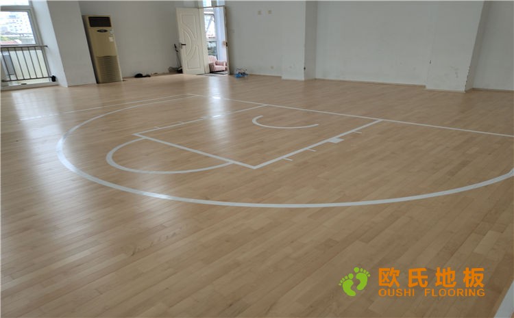 徐州市第二实验幼儿园篮球馆木地板案例