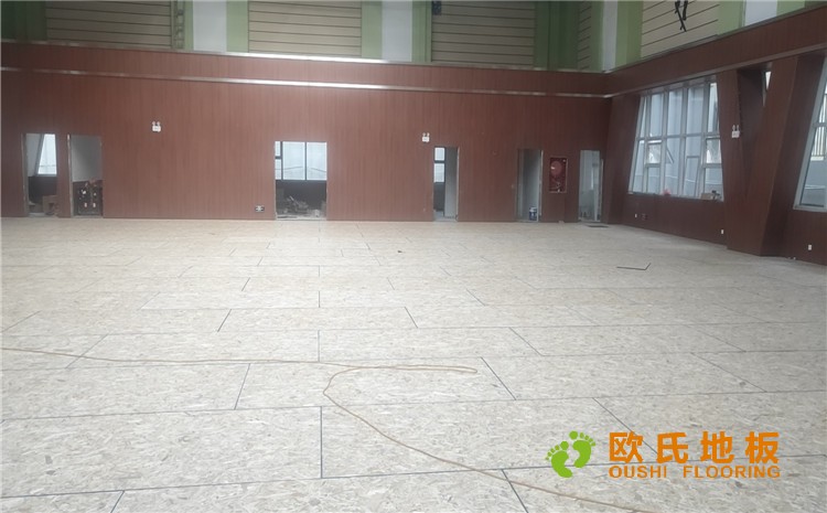 山西晋中王湖小学体育馆木地板项目